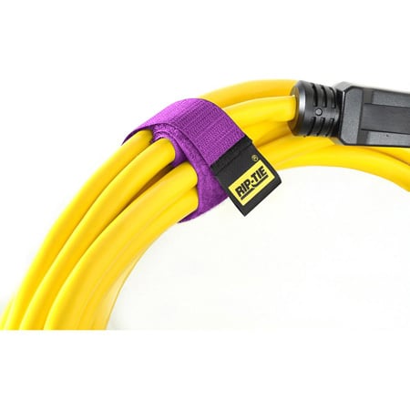 Rip-Tie CableWrap 1x9 Violet 10 Pack