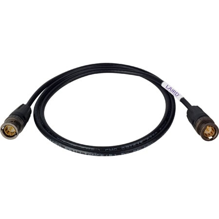 Laird RTBNC-1855-050 6G-SDI 2K UHD Cable w/ Neutrik rearTWIST UHD BNC Connectors & Belden 1855A Cable - 50 Foot
