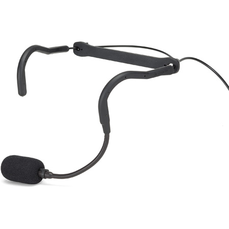 Samson QEX Fitness Headset Microphone - 1/8 Inch (3.5mm) - Hirose 4-Pin with Switchcraft TA3F and TA4F Cables