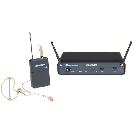 Samson SWC88XBCS-D Concert 88x Wireless Earset System with SE10 Earset (CB88/CR88x) - D Band