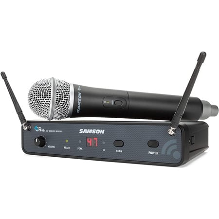 Samson SWC88XHQ7-D Concert 88x Wireless Handheld System with Q7 Handheld Dynamic Mic (CH88-Q7/CR88x) - 542-566 MHz