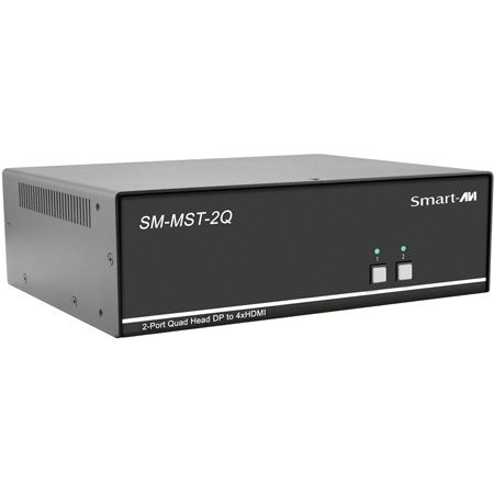 Smart AVI SM-MST-2Q MultiStream Transport Technology KVM Switch with Quad 4K HDMI Out - 2 Port