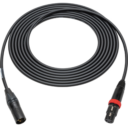 Sescom SC10XXJ-S-B Mic cable XLR Male to XLR Female with Rotary On-Off Switch - Black Metal Housing - 10 Foot