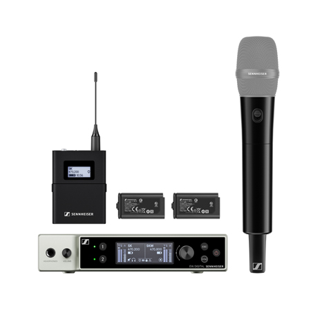 Sennheiser EW-DX SK/SKM-S BASE SET R1-9 Digital Wireless Microphone Base Set - Frequency 520 - 607.8 MHz