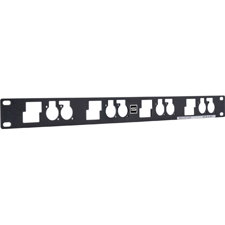 Sescom SES-X-RM1 Horizontal 1RU Rack Mount for 4 Sescom SES-X-FA2 Audio Fiber Transmitters and/or Receivers