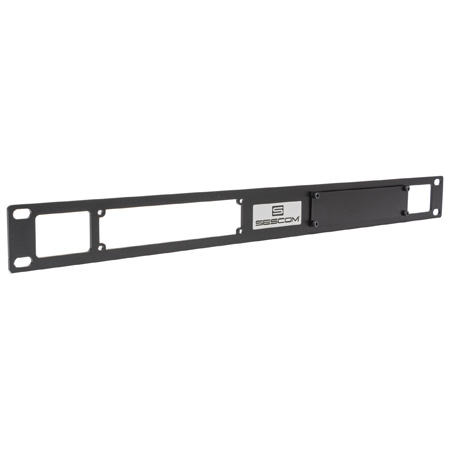 Sescom SES-X-RM3 1.5RU Rack Mount for 2 SES-X-FA4LXT01 and/or SES-X-FA2LXBT01 Audio Fiber Transmitters and/or Receivers
