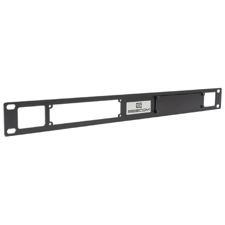 Sescom SES-X-RM4 1RU Rack Mount for 2 SES-X-FA8LTT01 Audio Fiber Transmitters and/or Receivers