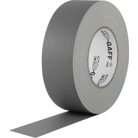 Pro Tapes 001UPCG255MGRY Pro Gaff Gaffers Tape SGT-60 - 2 Inch x 55 Yards - Gray