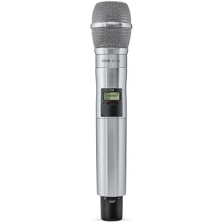 Shure ADX2/K9N Axient Digital Handheld Transmitter w/ KSM9 Capsule & ShowLink - G57 (470 - 616MHz) - Nickel