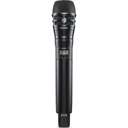 Shure ADX2FD/K8B Axient Digital Handheld Transmitter w/ KSM8 Capsule - Freq Diversity - G57 (470 - 616MHz) - Black