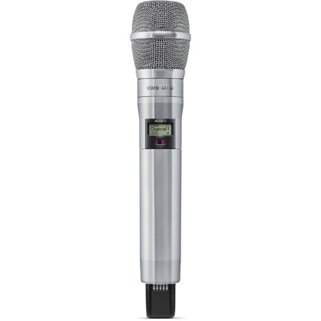 Shure ADX2FD/K9N Axient Digital Handheld Transmitter w/ KSM9 Capsule - Freq Diversity - G57 (470 - 616MHz) - Nickel