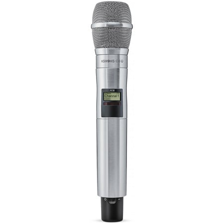 Shure ADX2/K9HSN Axient Digital Handheld Transmitter w/ KSM9HS Capsule & ShowLink - G57 (470 - 616MHz) - Nickel