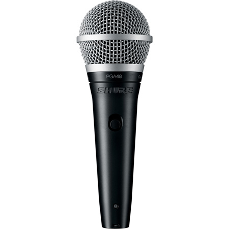 Shure PG Alta PGA48-QTR Cardioid Dynamic Vocal Microphone - XLR-1/4 Inch Cable
