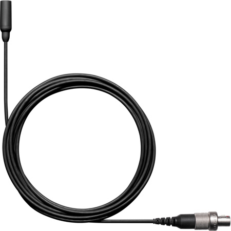 Shure TL48B/O-LEMO-A TwinPlex Omnidirectional Lavalier Mic w/ Tailored Sound Signiature - Lemo 3 Connector - Black