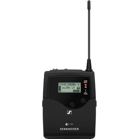Sennheiser SK 300 G4-RC-AWplus Bodypack Transmitter with 1/8 Inch Audio Input - EW Connector (470 - 558 Mhz)