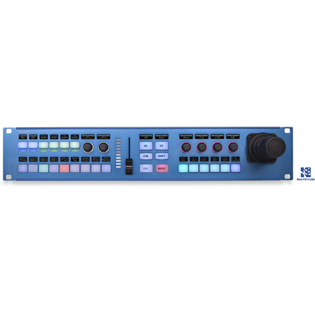 Skaarhoj RACK-FUSION-J-V1B Rack Fusion Live Production Controller with Hall Effect Joystick & Blue Pill Inside