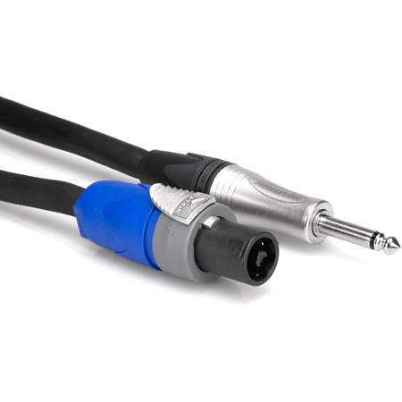 Hosa SKT-250Q Speaker Cable Neutrik speakON to Hosa 1.25 inch TS -  50 ft