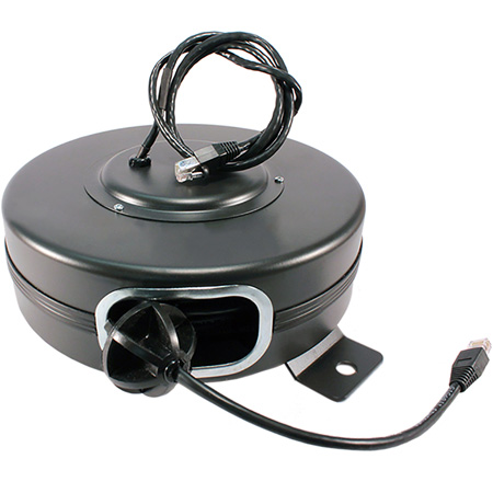 Stage Ninja CAT5-40-S Retractable CAT5e Cable Reel - Black - 40 Foot