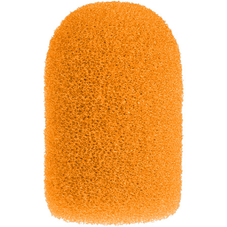 WindTech 1400 Series Model 1408 Orange Windscreen for Aviation/Military and Aerobic type Microphones