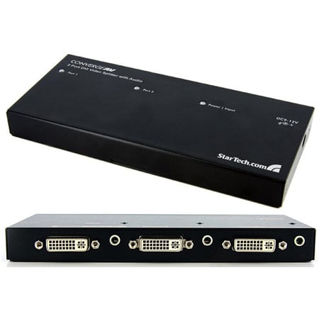 Startech ST122DVIA 2 Port DVI Video Splitter with Audio