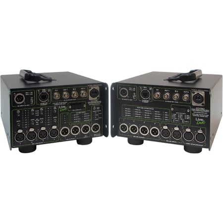 Studio Technologies LL-3G-CR-043 Live-Link Sr. Control Room Unit Party-Line Intercom Portable opticalCON DUO Connector