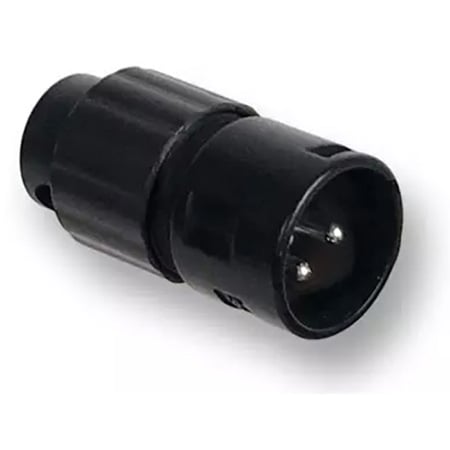 Switchcraft AAA3MBLP Low Profile 3 Position Male XLR Connector - Black
