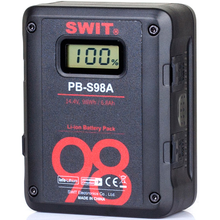SWIT PB-S98A 98Wh Multi-Socket Square Gold Mount Li-Ion Battery