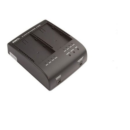 SWIT S-3602I Dual Simultaneous Charger/Adaptor for JVC SSL-JVC50 Battery