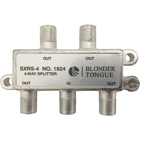 Blonder Tongue Solder Back 5-1000 MHz In-Line 4 Way RF Splitter