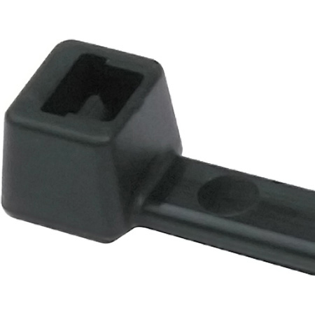 HellermannTyton T18I0M4 5.5 Inch Black Nylon Cable Ties (18 Pounds Tensile Strength) - 1000 Pack