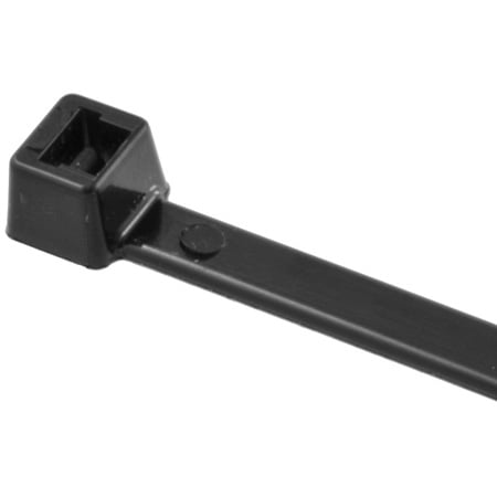 HellermannTyton T50I0C2 12 Inch Black Nylon Cable Ties (50 Pound Tensile Strength) - 100 Pack