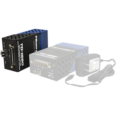 Fiberplex TD-1580-L5B Fully Compatible EIA-530/6x4 RS422 Serial Interface - 1x2 RS232/DMX/DTE/TD - 1300nm Singlemode LC