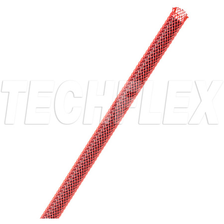 Techflex PTN0.13 1/8-Inch Flexo PET Expandable Tubing - Red - 50-Foot