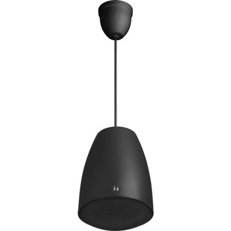 TOA Q-PE-304BK Pendant Speaker 70.7/100 V Transformer (30 W) and 8 Ohm Bracket Included - Black