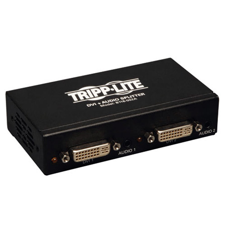 Tripp Lite B116-002A 2-Port DVI & Audio Splitter