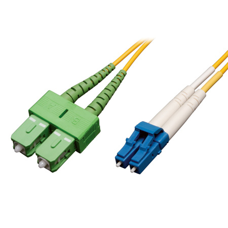 Tripp Lite N366-03M-AP Duplex Singlemode 8.3/125 Fiber Patch Cable (LC to SC/APC) 10 Feet