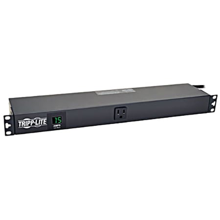 Tripp Lite PDUMH15-RA 1.4kW Single-Phase Metered PDU 120V Outlets (13 5-15R) 5-15P 100-127V input 15 Foot Cord Rackmount