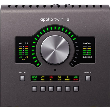 Universal Audio APLTWXQ-HE Thunderbolt Audio Interface  Apollo Twin X QUAD Heritage Edition (Desktop/Mac/Win/TB3)