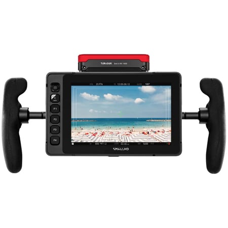 SmallHD ULTRA 7 7-In 6G-SDI 4K Touchscreen Camera Monitor with Bolt 6 1500ft Receiver - 2300nits Brightness - V-Mount