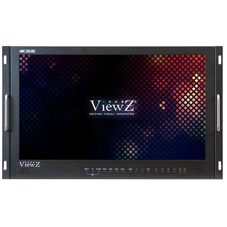 ViewZ VZ-156PM-4K 15.6 Inch 4K UHD Broadcast Monitor - 300cd/m2 - IPS 3840x2160 Pixels - HDMI 4K/3G-SDI/DVI/VGA/HDR