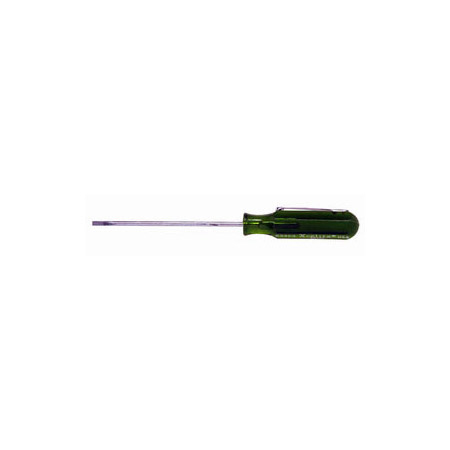 Xcelite R3323V Greenie 3 Inch Round Blade Slotted Pocket Clip Screwdriver