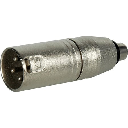 Connectronics XLM-PF XLR Male to RCA Female Audio Adapter