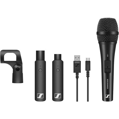 Sennheiser XSW-D Vocal Set - XS Wireless with Cardioid Mic & Clip/XLR Female Transmitter/XLR Male Receiver - Li-Ion