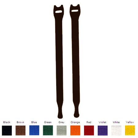 Rip-Tie Lite 1/2x18in Black 10 Rolls of 10