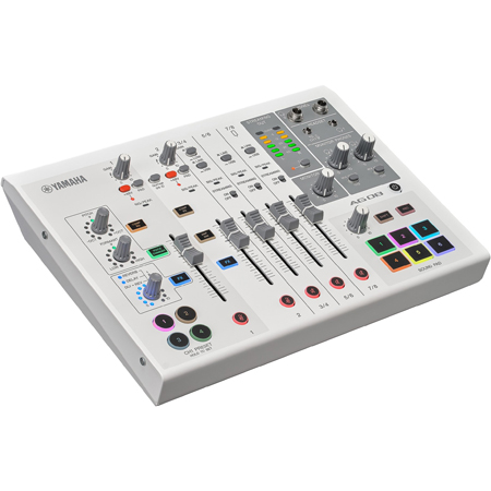 Yamaha AG08 W 8-Channel Mixer/USB Interface for IOS/Mac/PC - White