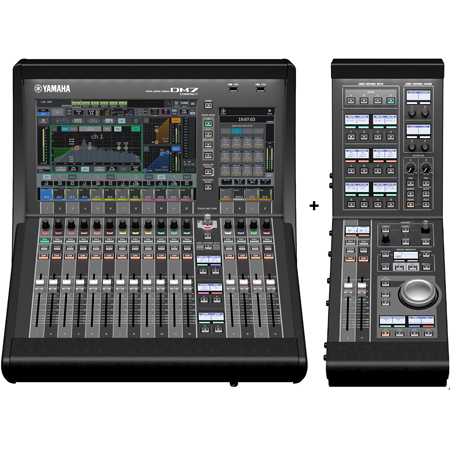 Yamaha DM7C-EX Compact Dante Enabled Professional 72-Channel Digital Mixer with CTL-DM7 Control Expansion