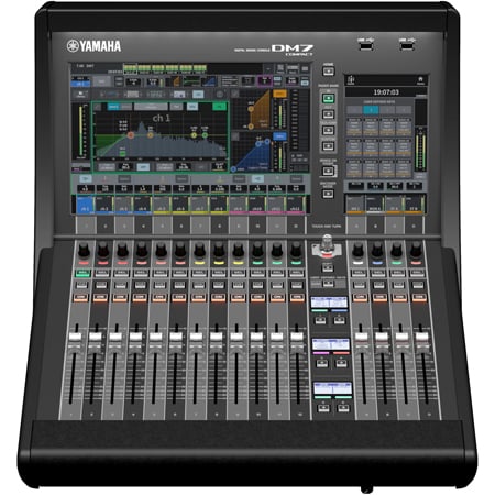 Yamaha DM7C Compact Dante Enabled Professional 72-Channel Single Bay Digital Console