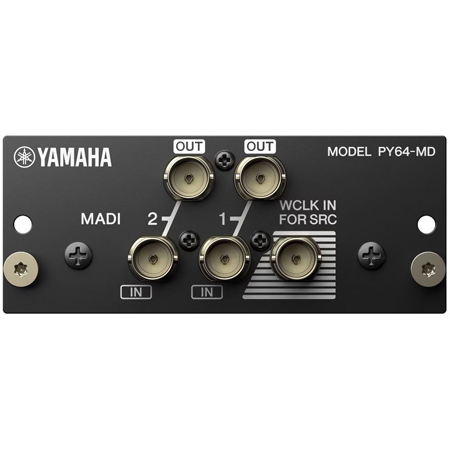 Yamaha PY64-MD 64x64 MADI Format Audio Interface Card with Input & Output SRC for DM7 Series Mixers