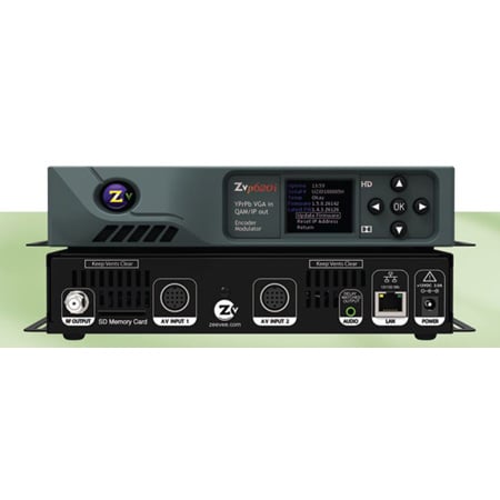 ZeeVee ZvPro 610i HD Video and Digital Signage Over Coax With Simultaneous Video-over-IP Streaming - 1 AV Input