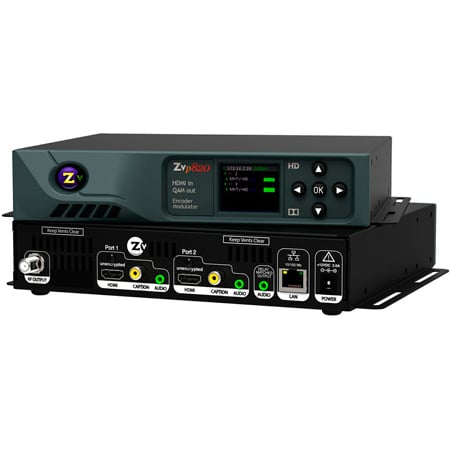 ZeeVee ZvPro 820 Dual Channel Unecrypted HDMI Encoder/QAM Modulator